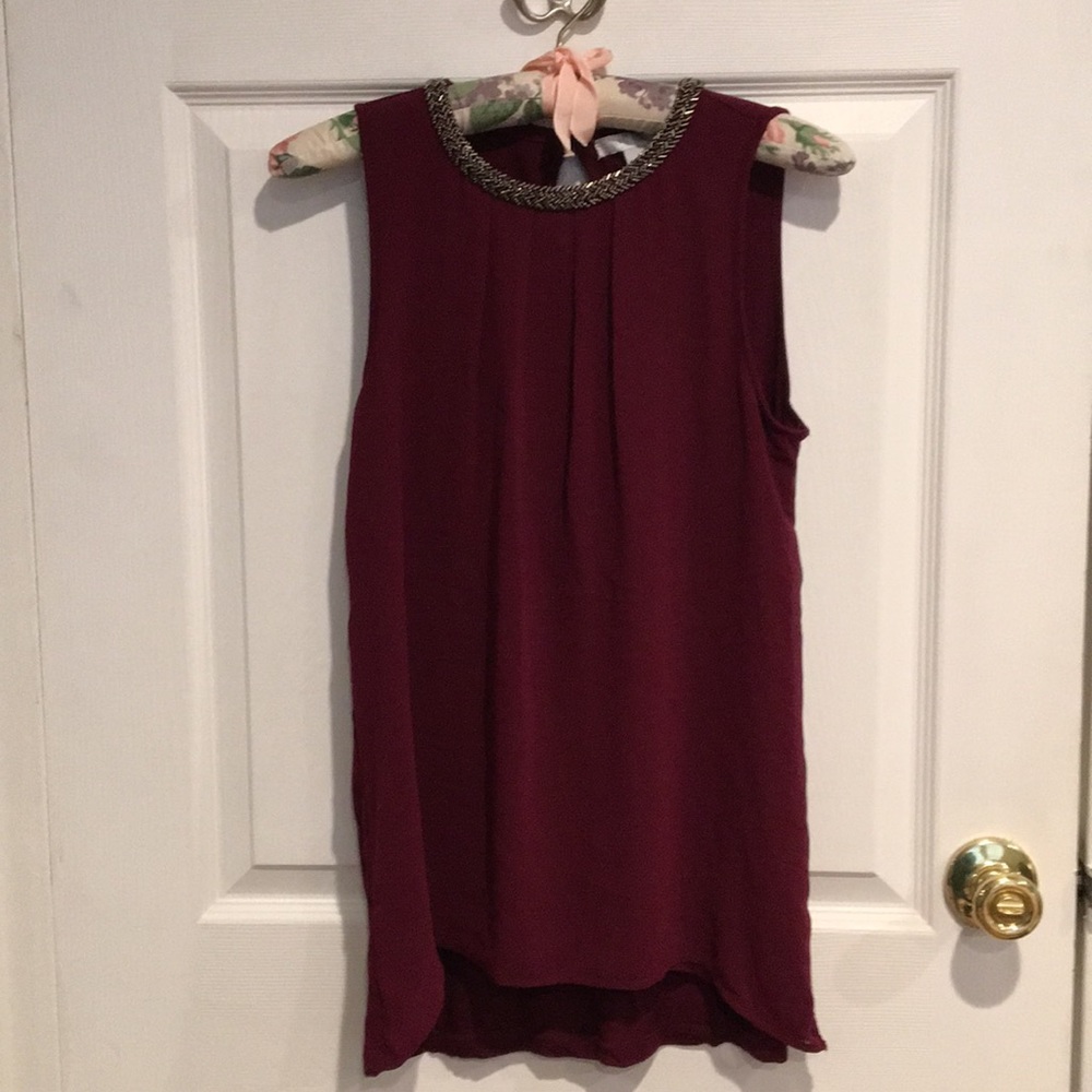 Design History Sleeveless Blouse (NWOT)